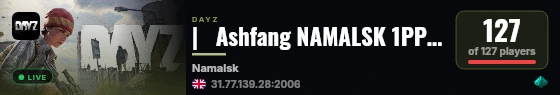 |   Ashfang NAMALSK 1PP | BBP | HELI | EVENTS | LOOT+ live status badge