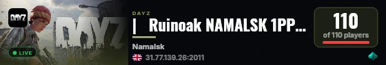 |   Ruinoak NAMALSK 1PP | BBP | HELI | EVENTS | LOOT+ live status badge