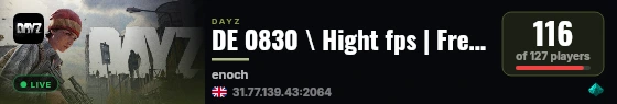 DE 0830 \ Hight fps | Fresh Wipe \ Mods live status badge