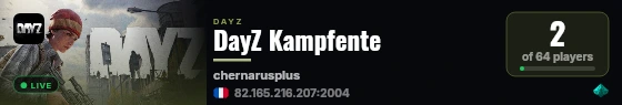 DayZ Kampfente live status badge