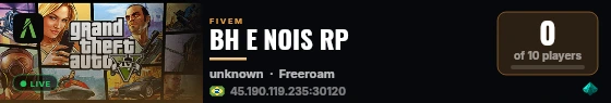 BH E NOIS RP live status badge