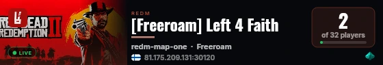 [Freeroam] Left 4 Faith live status badge