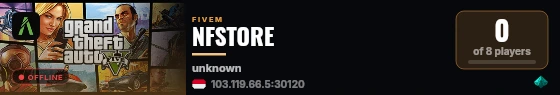 NFSTORE live status badge