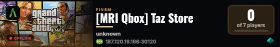 [MRI Qbox] Taz Store live status badge