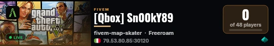 [Qbox] Sn00kY89 live status badge