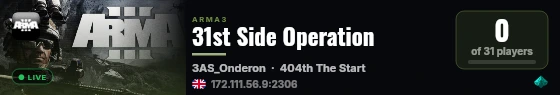 31st Side Operation live status badge