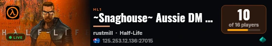 ~Snaghouse~ Aussie DM Server (Bots) live status badge
