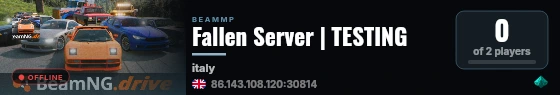 Fallen Server | TESTING live status badge