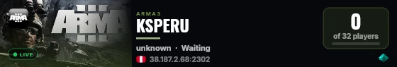 KSPERU live status badge