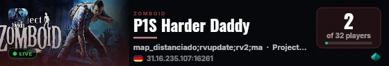 P1S Harder Daddy live status badge