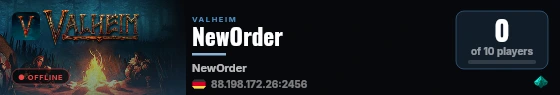 NewOrder live status badge
