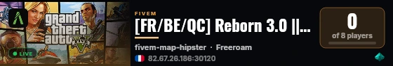 [FR/BE/QC] Reborn 3.0 ||| https://discord.gg/qyQudm4UZm live status badge