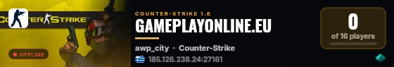 GAMEPLAYONLINE.EU live status badge