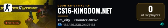 CS16-KINGDOM.NET live status badge