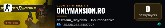 ONLYMANSION.RO live status badge