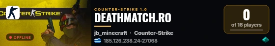DEATHMATCH.RO live status badge
