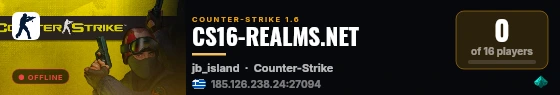 CS16-REALMS.NET live status badge