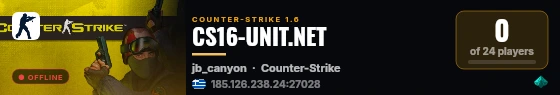 CS16-UNIT.NET live status badge