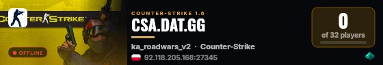 CSA.DAT.GG live status badge