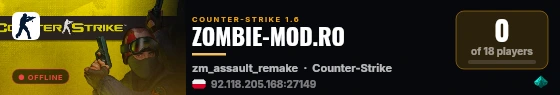 ZOMBIE-MOD.RO live status badge