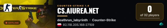 CS.AIUREA.NET live status badge