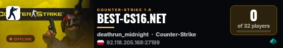 BEST-CS16.NET live status badge