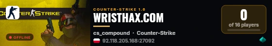 WRISTHAX.COM live status badge
