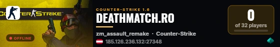 DEATHMATCH.RO live status badge