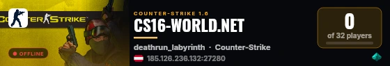 CS16-WORLD.NET live status badge