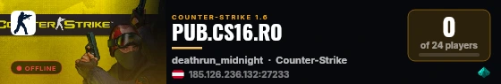 PUB.CS16.RO live status badge