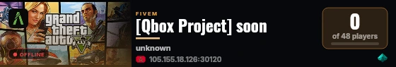 [Qbox Project] soon live status badge