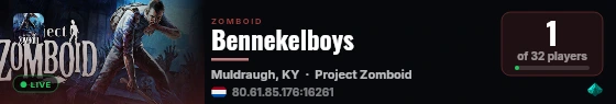 Bennekelboys live status badge