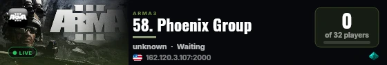 58. Phoenix Group live status badge