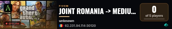 JOINT ROMANIA -> MEDIUM ROLEPLAY -> SEE YOU SOON live status badge