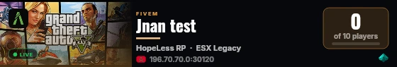 Jnan test live status badge