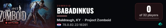 BABADINKUS live status badge