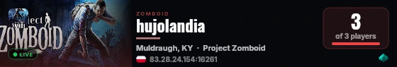hujolandia live status badge