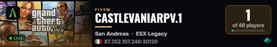 CASTLEVANIARPV.1  live status badge
