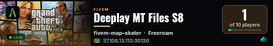 Deeplay MT Files S8 live status badge