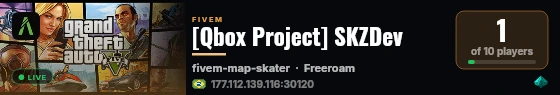 [Qbox Project] SKZDev live status badge