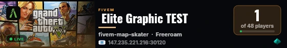  Elite Graphic TEST live status badge