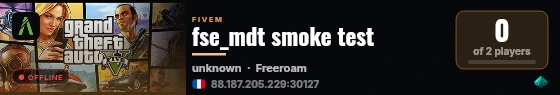 fse_mdt smoke test live status badge