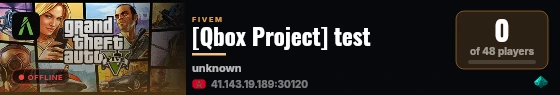 [Qbox Project] test live status badge