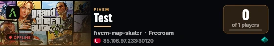 Test live status badge