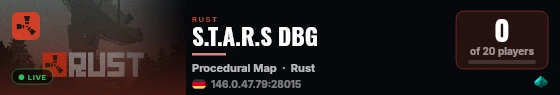 S.T.A.R.S DBG live status badge