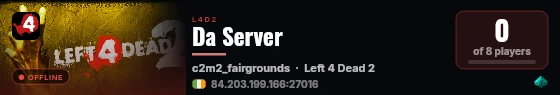 Da Server live status badge