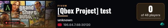 [Qbox Project] test live status badge
