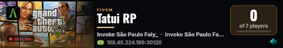 Tatui RP live status badge
