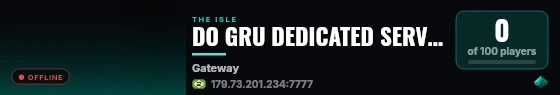 DO GRU DEDICATED SERVER live status badge
