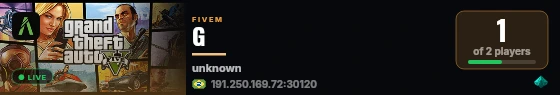 G live status badge